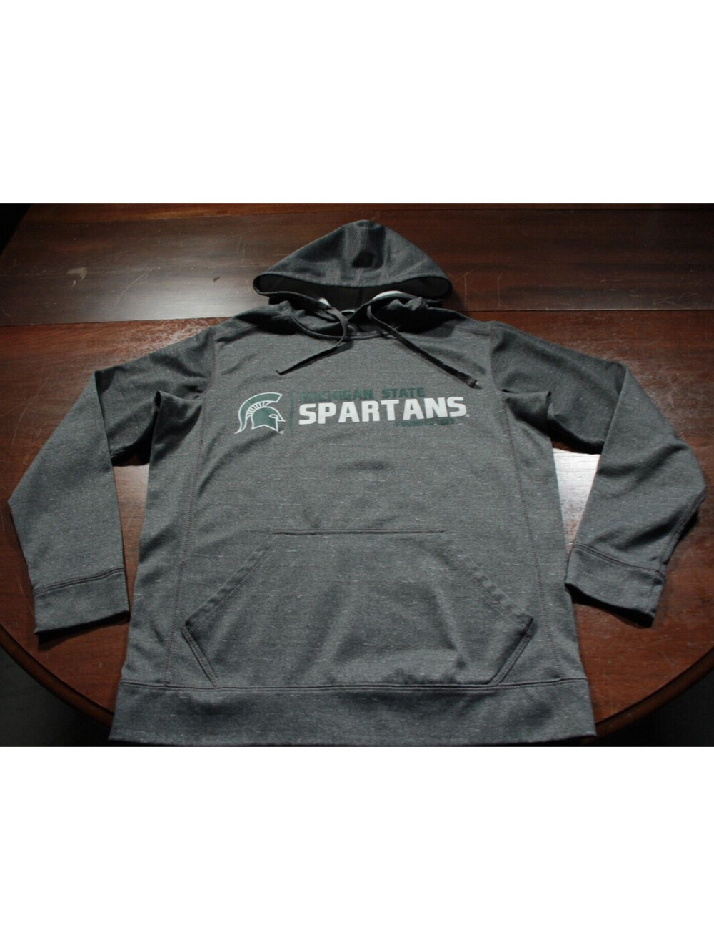 Michigan State University Spartans Hooded Sweatshirt Hoodie S Polyester